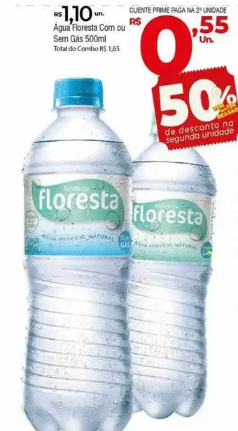 Brasão Supermercados Agua floresta com ou sem gas oferta