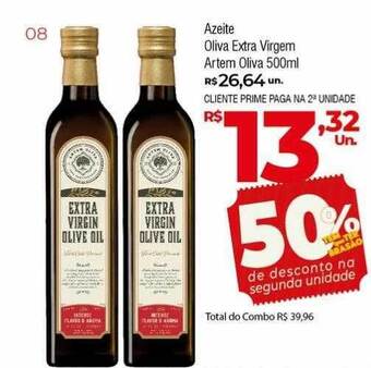 Brasão Supermercados Azeite oliva extra virgem artem oliva oferta