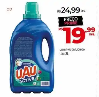 Brasão Supermercados Lava roupa liquido uau oferta