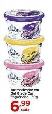 Carrefour Aromatizante em gel glade car fragrâncias oferta
