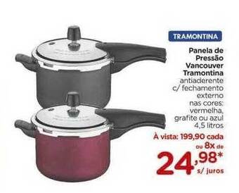 Carrefour Panela de pressão vancouver tramontina oferta