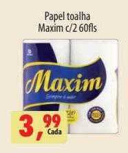 Paulistão Supermercados Papel toalha maxim oferta