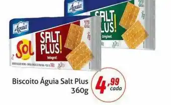 Biscoito águia salt plus