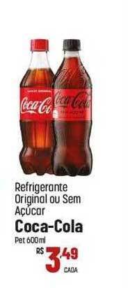 Muffato Refrigerante original ou sem açúcar coca-cola oferta
