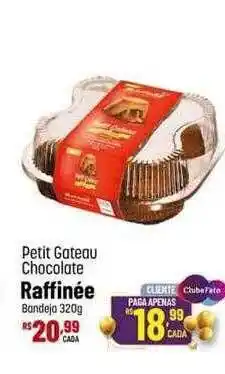 Muffato Petit gateau chocolate raffinée bandeja oferta