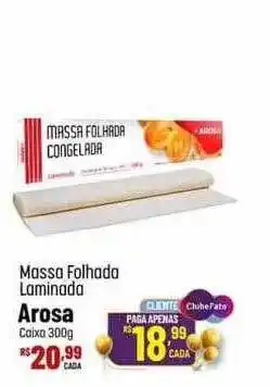 Muffato Massa folhada laminada arosa caixa oferta