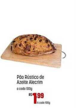 Pão rústico de azeite alecrim a cada