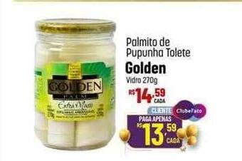 Palmito de pupunha tolete golden vidro