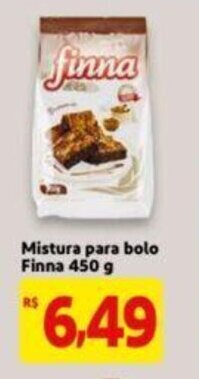 Extra Supermercado Mistura para Bolo Finna 450g oferta