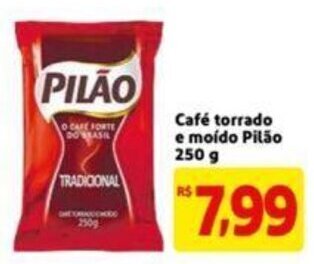Extra Supermercado Cafe Torrado e moido Pilao 250g oferta