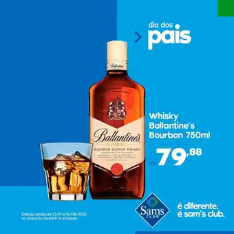 Sam's Club Whisky Ballantine's Bourbon 750ml oferta