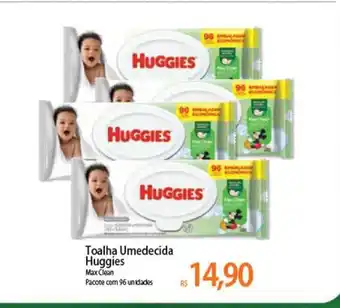 Atacadão Toalha Umedecida Huggies Max Clean oferta