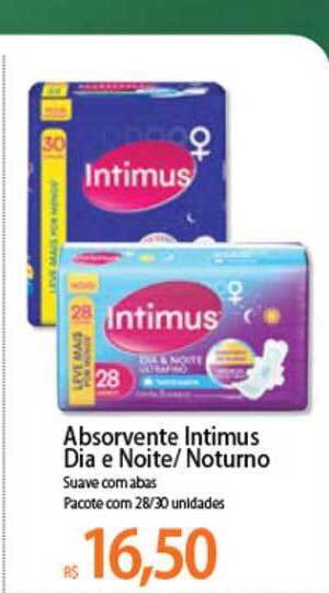 Atacadão Absorvente Intimus Dia E Noite Noturno oferta