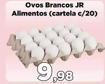 Copercana Ovos Brancos Jr Alimentos Cartela C/20 oferta