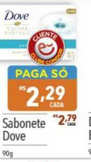Supermercados Condor Sabonete Dove 90g oferta