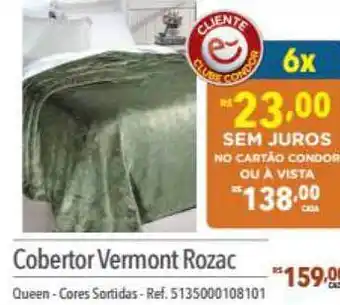 Cobertor Vermont Rozac