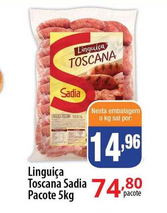 Linguiça toscana sadia