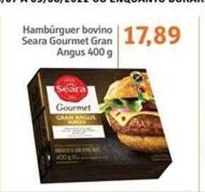Sonda Hambúrguer bovino seara gourmet gran angus oferta