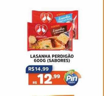 Pinheiro Supermercado Lasanha perdigão sabores oferta