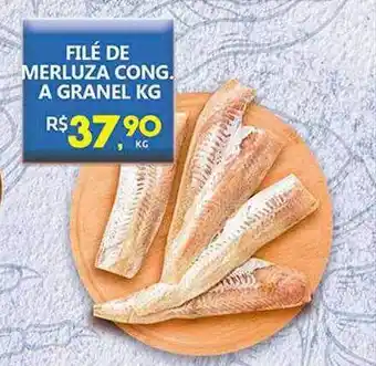 Supermercado Porecatu Filé de merluza cong. a granel oferta
