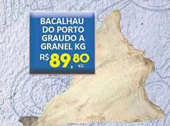 Supermercado Porecatu Bacalhau do porto graudo a granel oferta