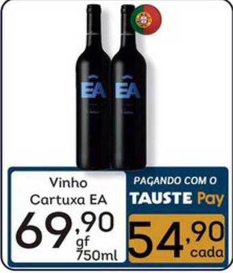Supermercados Tauste Vinho cartuxa ea oferta