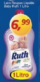 Supermercados Guanabara Lava roupas Liqudio Baby Ruth 1L oferta