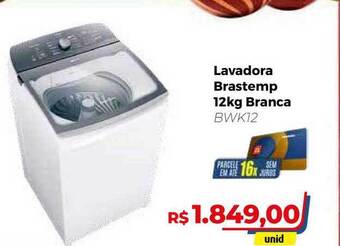 Hiper Moreira Lavadora Brastemp 12kg Branca oferta