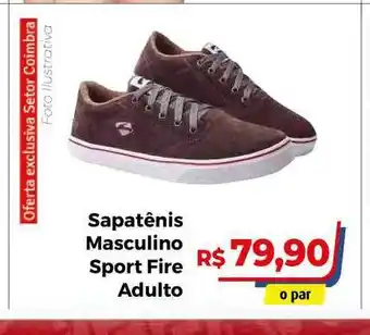 Hiper Moreira Sapatênis Masculino Sport Fire Adulto oferta