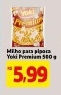 Milho para pipoca Yoki Premium 500g