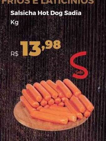 Villarreal Supermercados Salsicha hot dog sadia oferta