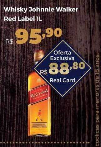 Villarreal Supermercados Whisky johnnie walker red label oferta