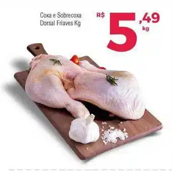 Brasão Supermercados Coxa E Sobrecoxa Dorsal Friaves 1kg oferta