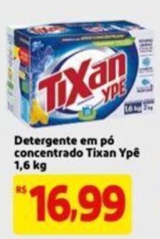 Extra Supermercado Detergente em po concentrado Tixan Ype 1.6kg oferta