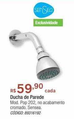 Leroy Merlin Ducha de parede mod. pop 202 sensea oferta