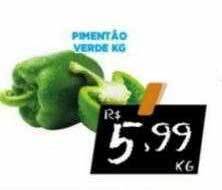 Supermercado Estrela Azul Pimentão verde kg oferta
