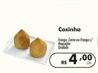 Irani Supermercados Coxinha oferta
