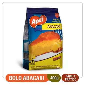 Rede Top Mistura para bolo apti abacaxi embalagem 400g oferta