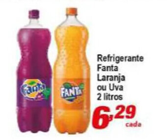 Ricoy Supermercados Refrigerante Fanta Laranja ou Uva 2L oferta