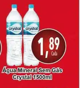 água Mineral Sem Gás Crystal 1500ml