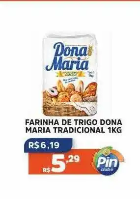 Pinheiro Supermercado Farinha de trigo dona maria tradicional oferta