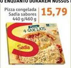 Sonda Pizza congelada sadia sabores oferta
