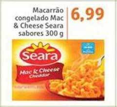 Sonda Macarrão congelado mac & cheese seara sabores oferta