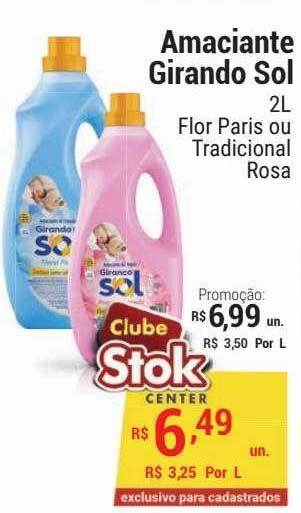 Stok Center Amaciante girando sol oferta