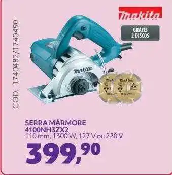 Serra mármore 4100nh3zhx2 makita
