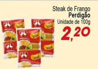 Villefort Atacadista Steak de frango perdigão oferta