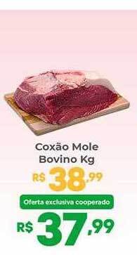Coocerqui Coxão mole bovino kg oferta