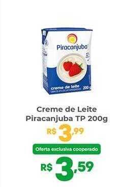 Coocerqui Creme de leite piracanjuba tp oferta