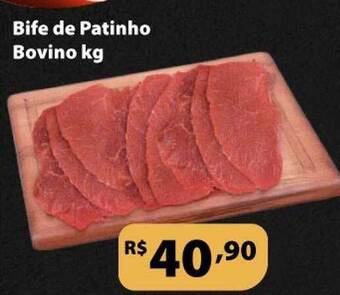 Supermercados Tischler Bife de patinho bovino kg oferta