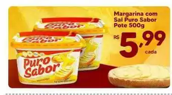 Margarina com sal puro sabor